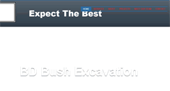 Desktop Screenshot of bdbushexcavation.com