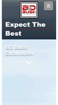 Mobile Screenshot of bdbushexcavation.com